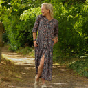 Robe Diane - Coton feuillages