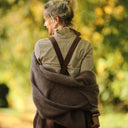 Salopette Isaure - velours milleraies moka