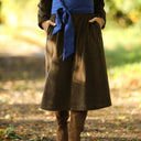 Robe Armande - Velours côtelé moka