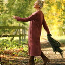 Robe Armande – double gaze de coton bois de rose