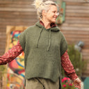 Pull capuche Calypso - Kaki