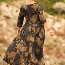 Robe Louisa viscose Brume sauvage