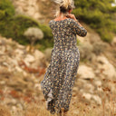 Robe Louisa viscose Aube bleue