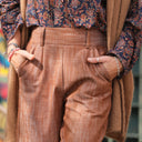 Pantalon Alex - Jean de coton chocolat