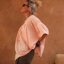 Blouse Léopoldine - Gaze légère à double structure nude