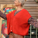 Gilet Claudia - Orange crépuscule