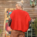 Gilet Claudia - Orange crépuscule