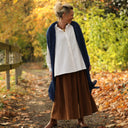 Chemise Caroline - bel armuré blanc