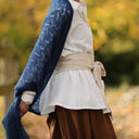 Écharpe Léonie bleu indigo