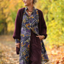 Robe Yuna - satin de coton Bois de Myrte