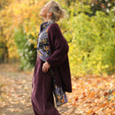 Jupe culotte Margot - velours côtelé prune