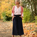 Jupe culotte Margot - velours côtelé bleu marine