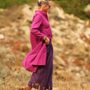 Jupe culotte Margot - lin prune