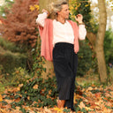 Jupe culotte Margot - velours côtelé bleu marine