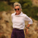 Blouse Catherine seersucker blanc