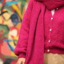 Gilet Sélène -Framboise