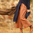 Jupe culotte Margot - lin camel