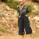 Jupe culotte Margot - velours côtelé marine