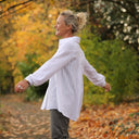 Chemise Caroline - broderie Liseron blanc