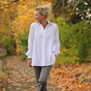 Chemise Caroline - broderie Liseron blanc