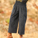 Jupe culotte Margot - velours côtelé marine