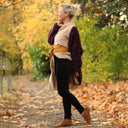 Legging Léni - velours côtelé noir