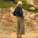 Jupe culotte Margot - velours côtelé kaki