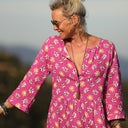 Robe Eglantine - double gaze de coton Songe boisé