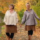 Jupe Maya - velours côtelé camel