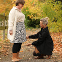 Jupe Maya - Jacquard Feuillage Sépia