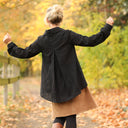 Chemise Caroline - Broderie noire nuit étoilée