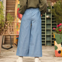 Pantalon Alex - Jean de coton bleu stone