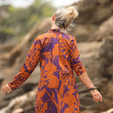 Robe Yuna -  satin de coton Prunelle d’Ambre