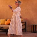 Robe Anastasia brodée ivoire