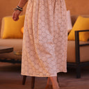 Robe Anastasia brodée ivoire