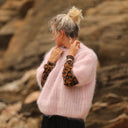 Pull  Coraline rose poudré