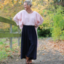 Pantalon Paco - velours milleraies marine