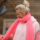 Echarpe Zénia - Rose fluo