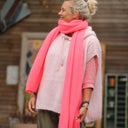 Echarpe Zénia - Rose fluo