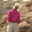 Pantalon Tom - coton/lin kaki