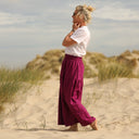 Jupe Sarah - lin bougainvillier