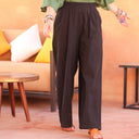 Pantalon Lazare coton lavé noir