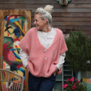 Gilet  Cassiopé - Rose boisé