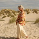 Blouse Léopoldine - viscose Verdure tropicale