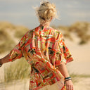 Blouse Léopoldine - viscose Verdure tropicale