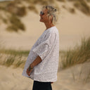 Blouse Léopoldine - double gaze de coton feuillage mordoré