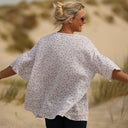 Blouse Léopoldine - double gaze de coton feuillage mordoré