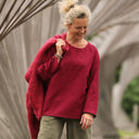 Blouse Naomie - lin grenat