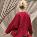 Blouse Naomie - lin grenat