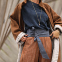 Ceinture Anita  - Jean à pois blanc